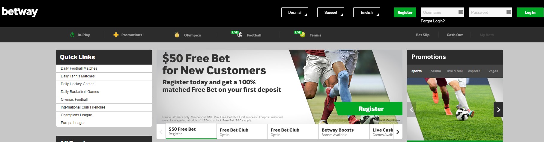 betway - أفضل تطبيق مراهنات كرة القدم 