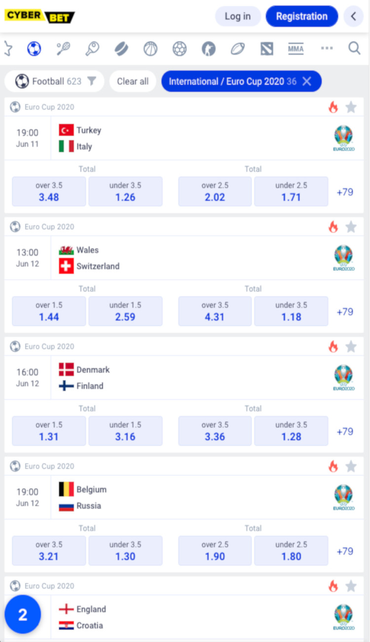 21 betting site