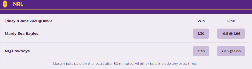 nrl line betting