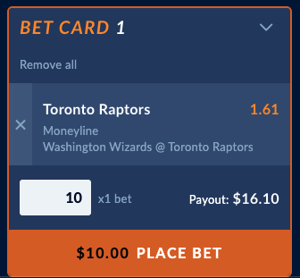 sports interaction screenshot