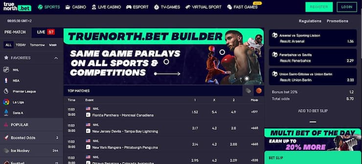 True North Bet Lobby 1