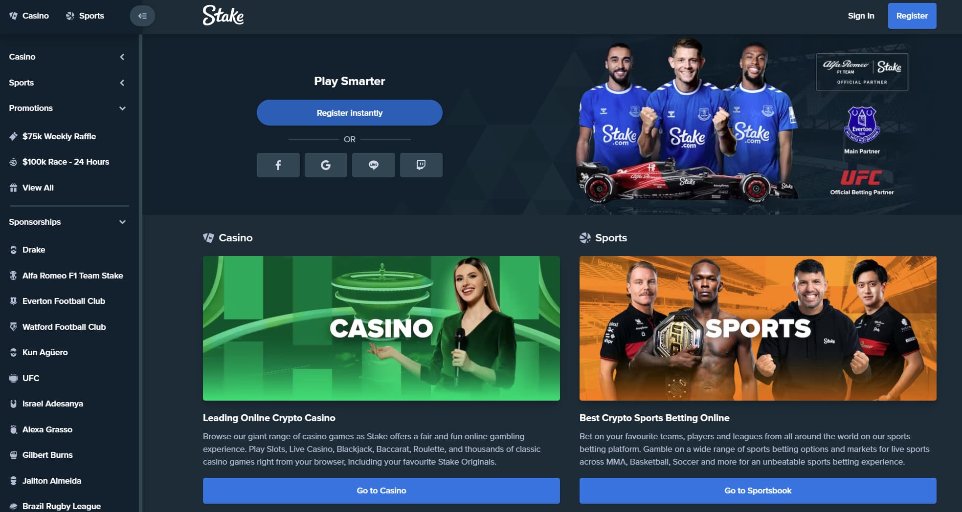 Stake casino and sportsbook