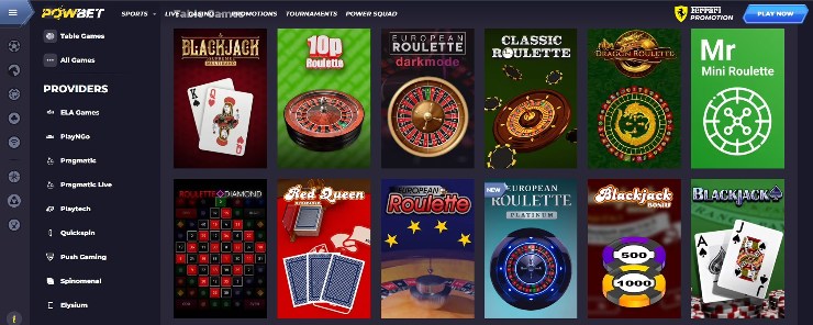 Powbet High Payout Casino (1)