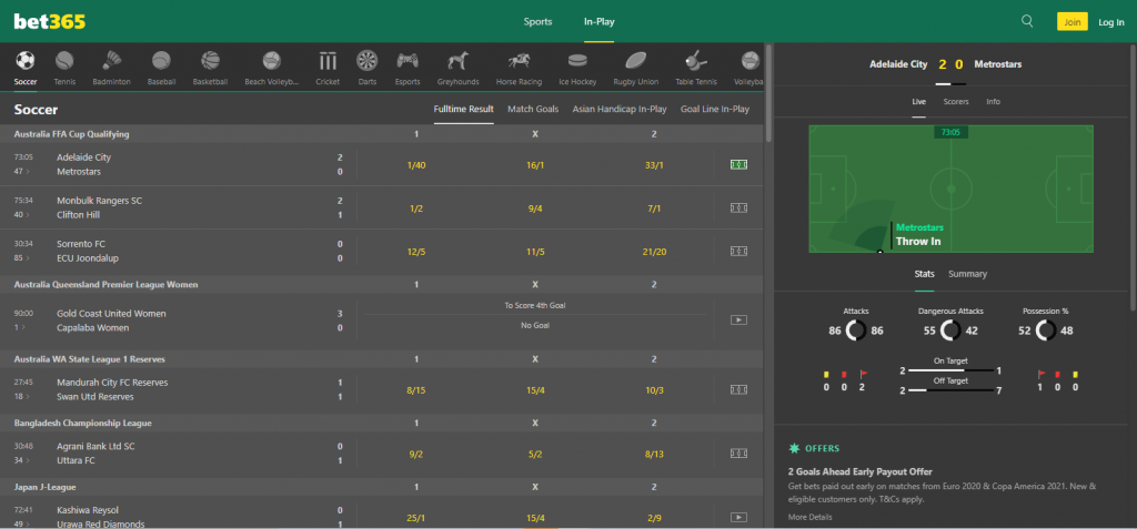 bet365 ghana live betting