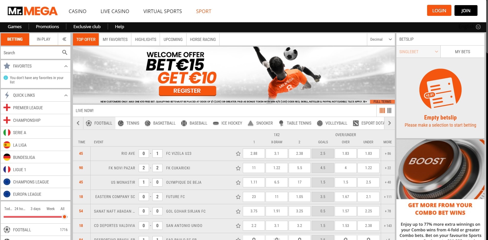 Mr Mega new betting sites Ireland