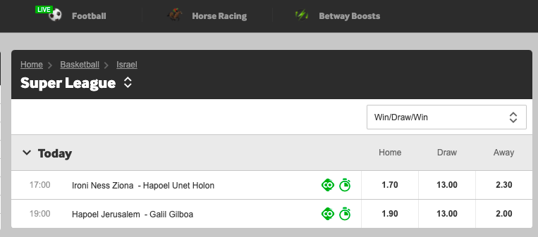 Betway Israel