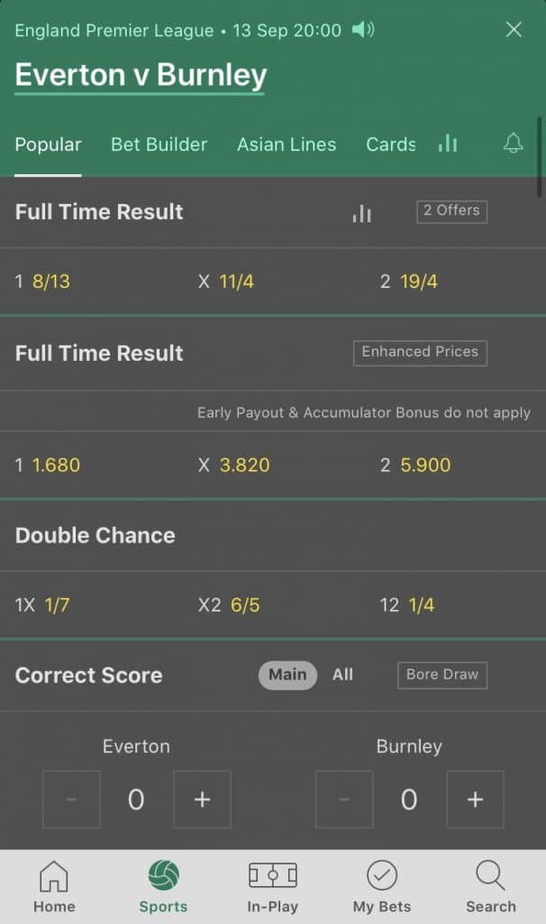 bet365 mobile app