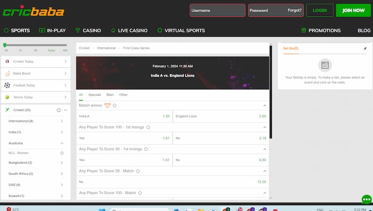 cricbaba cricket betting