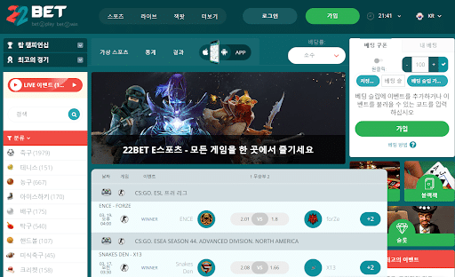 토토사이트 22BET korea