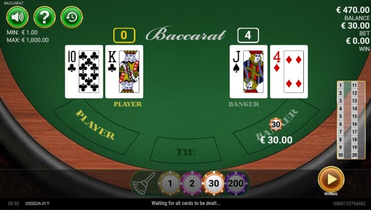 A standard RNG version of online baccarat online casino Philippines