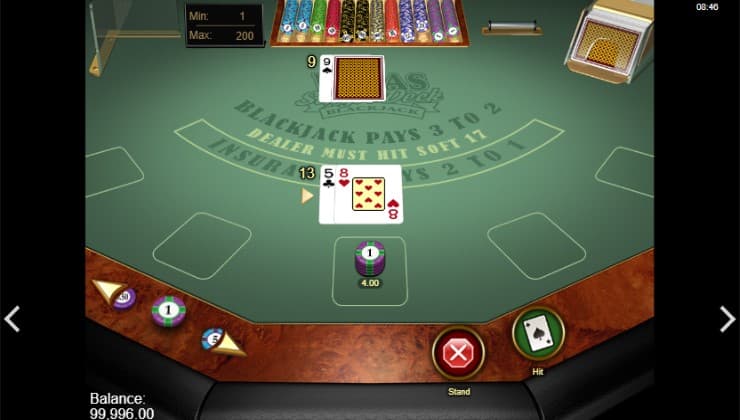 An e-game of online blackjack online casino Philippines