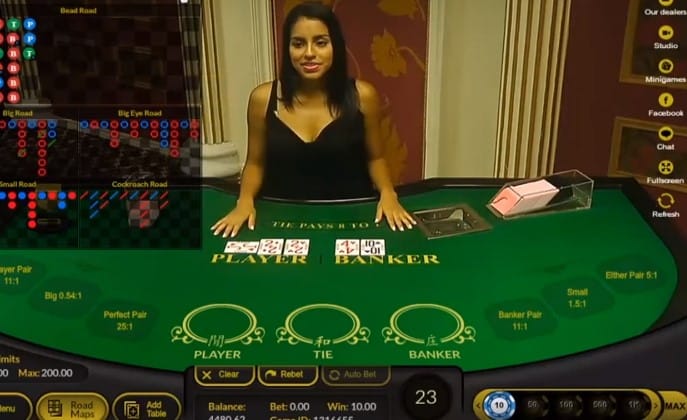 Playing baccarat in its live dealer variation online casino Philippines