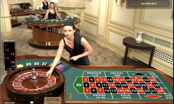 The live roulette setup at an online casino Philippines