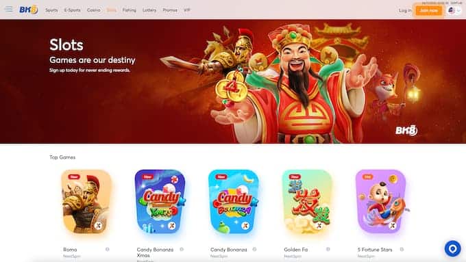 BK8 casino games Singapore