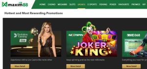 maxim88 online gambling Singapore