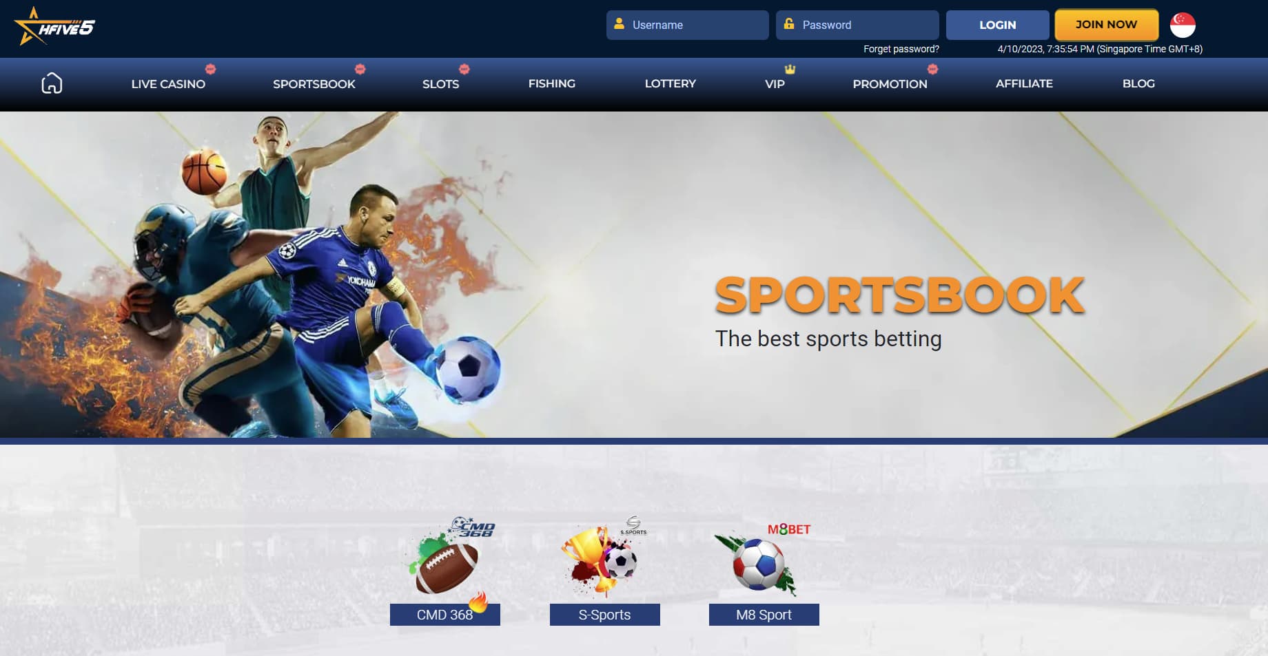 hifive5 sportsbook