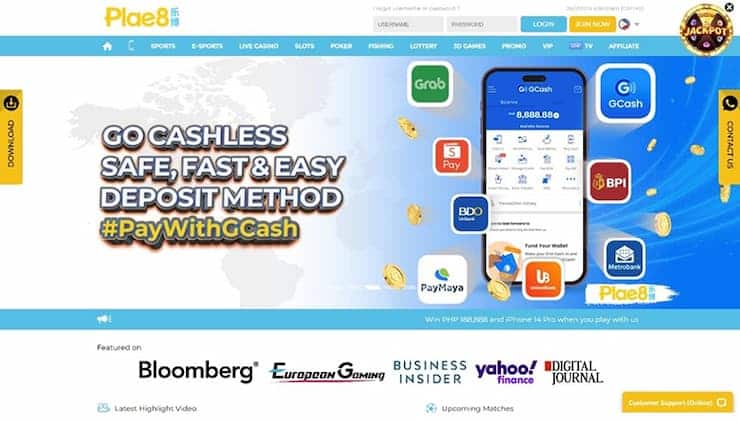 Plae8 a sports betting page for Singapore
