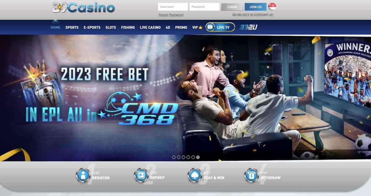 b9Casino - with top betting offers for Singapore players