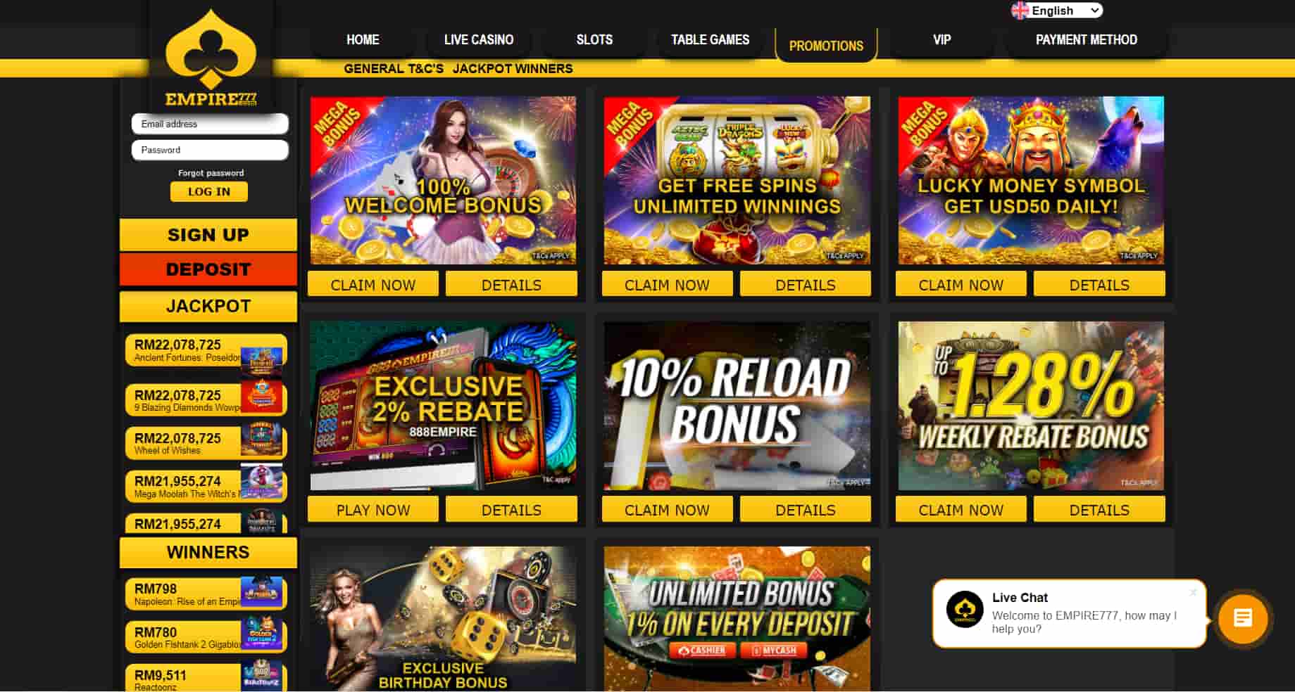 thailand online casino - empire777