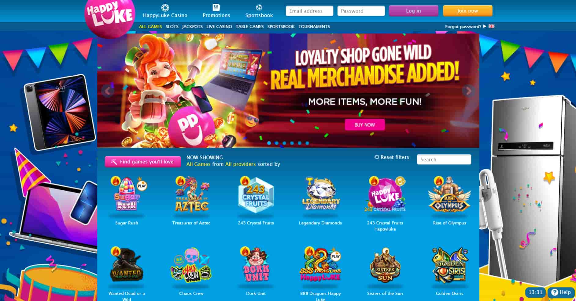 thailand online casino - happy luke