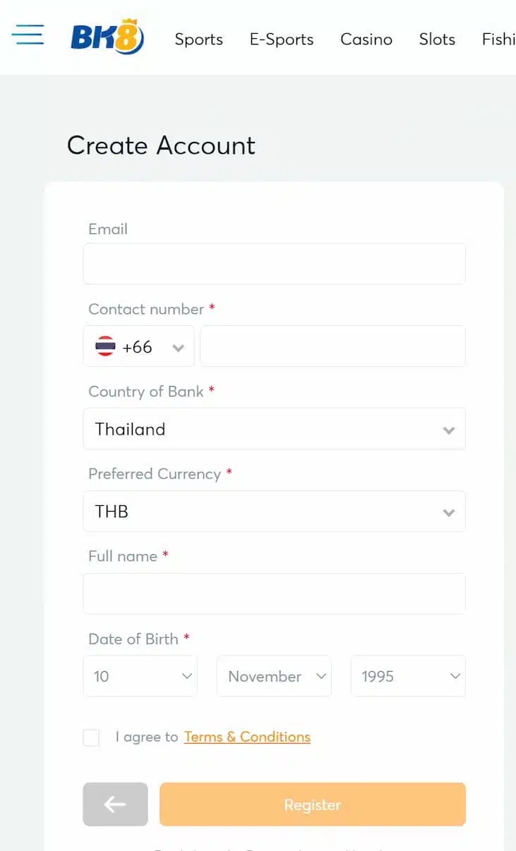 Fill in your details