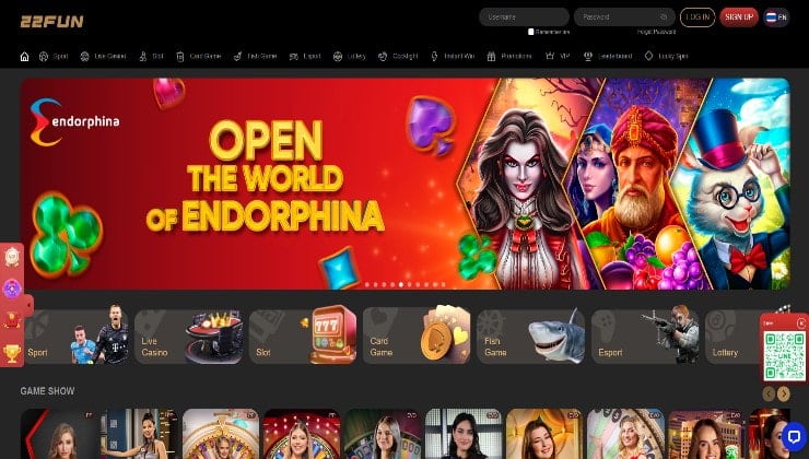 22fun online casino with bonus offers