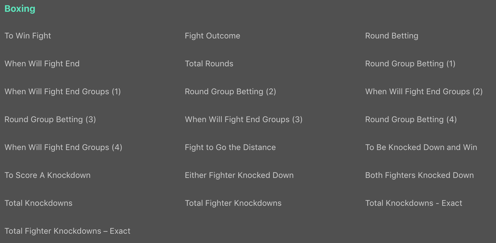 prop betting