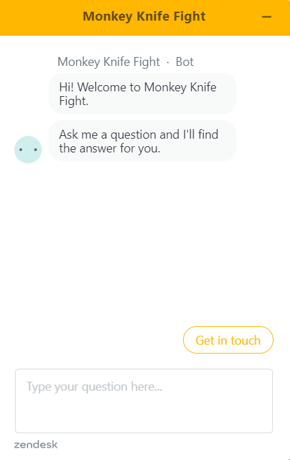 Monkey Knife Fight Customer Support