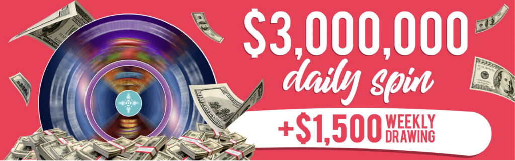 Mohegan Sun Online Casino - $3 Million Daily Spins Promo 