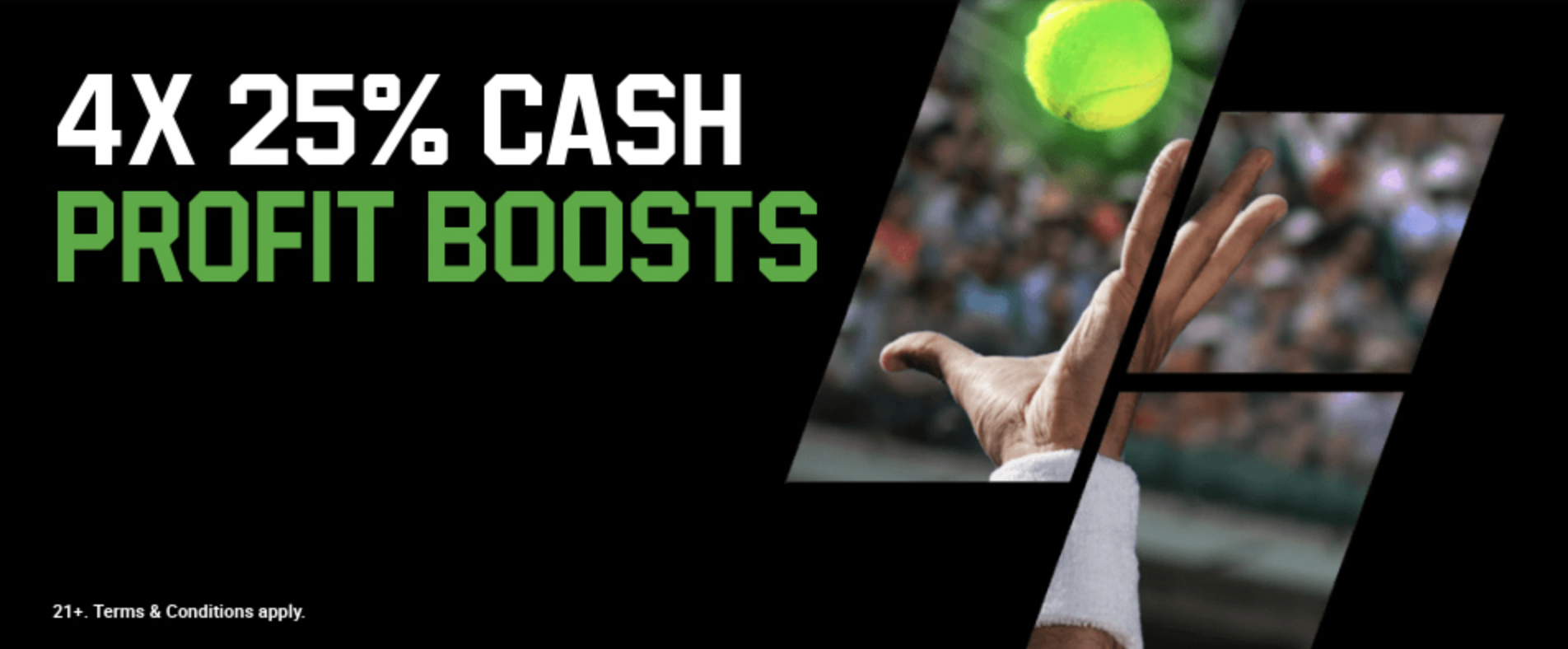 Unibet Sportsbook - Tennis Cash Booster Promo