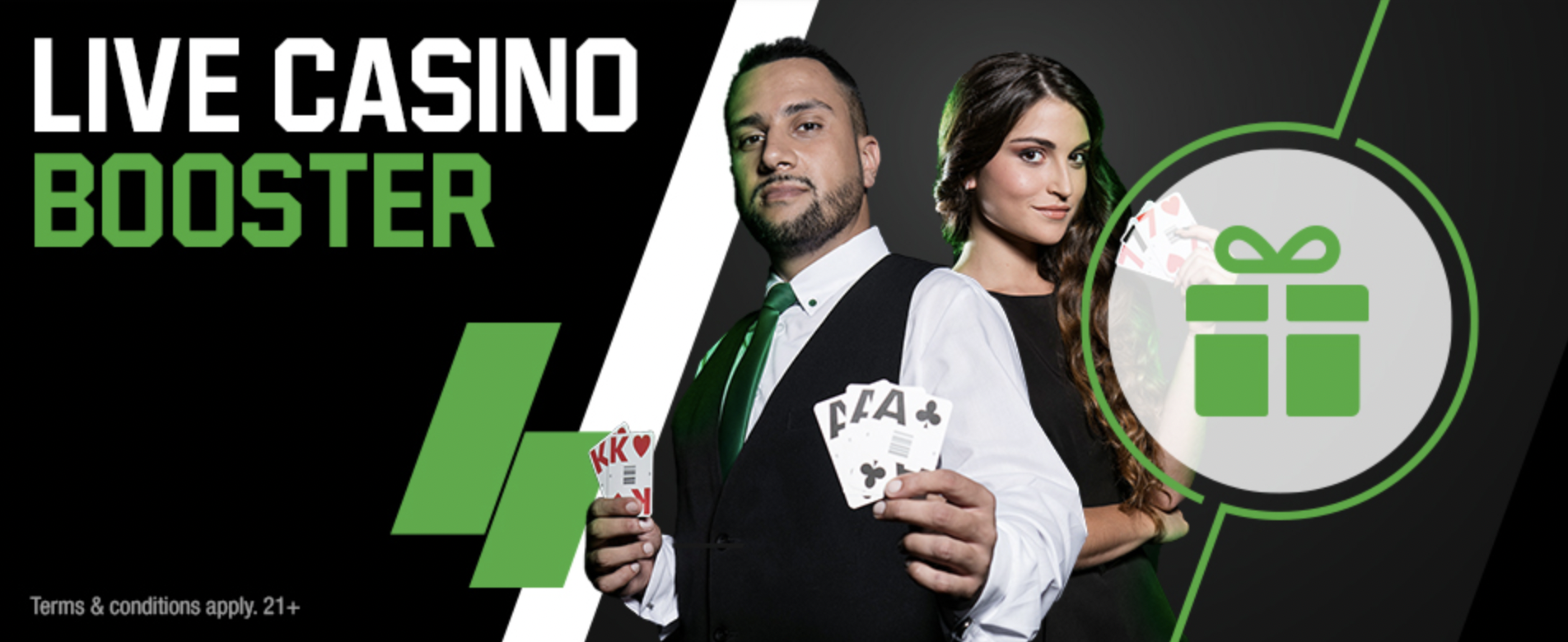 Unibet Online Casino - Live Casino Booster