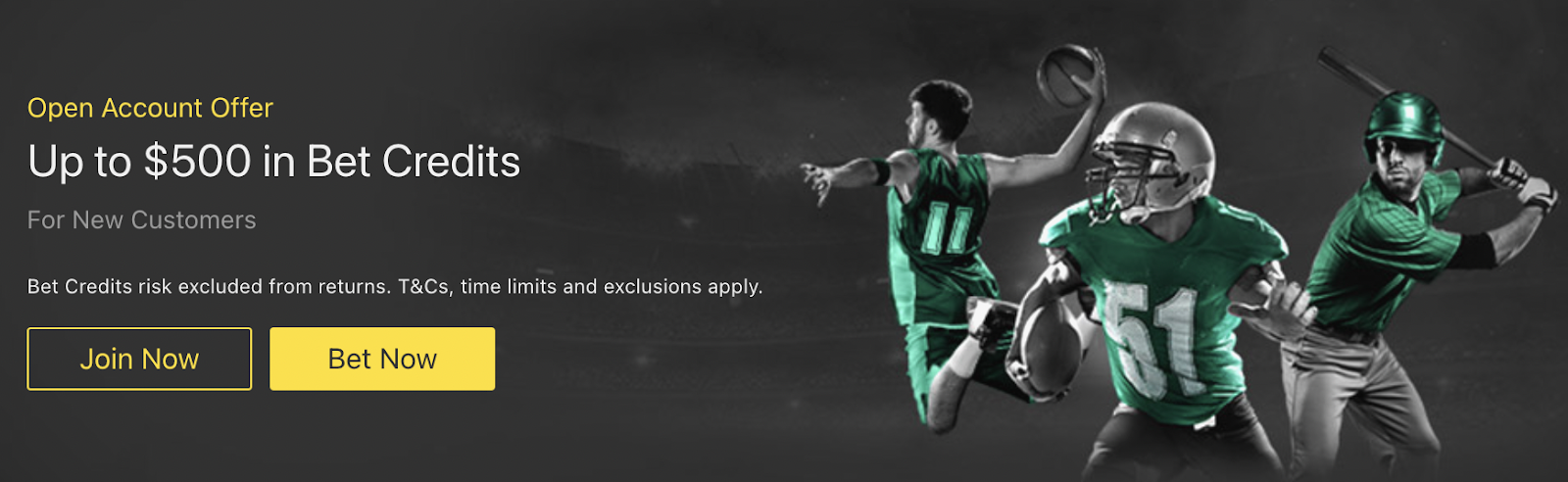 bet365 Sportsbook - $500 Bet Credits Welcome Offer