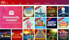 Virgin Casino Home Page Free Bet Gallery