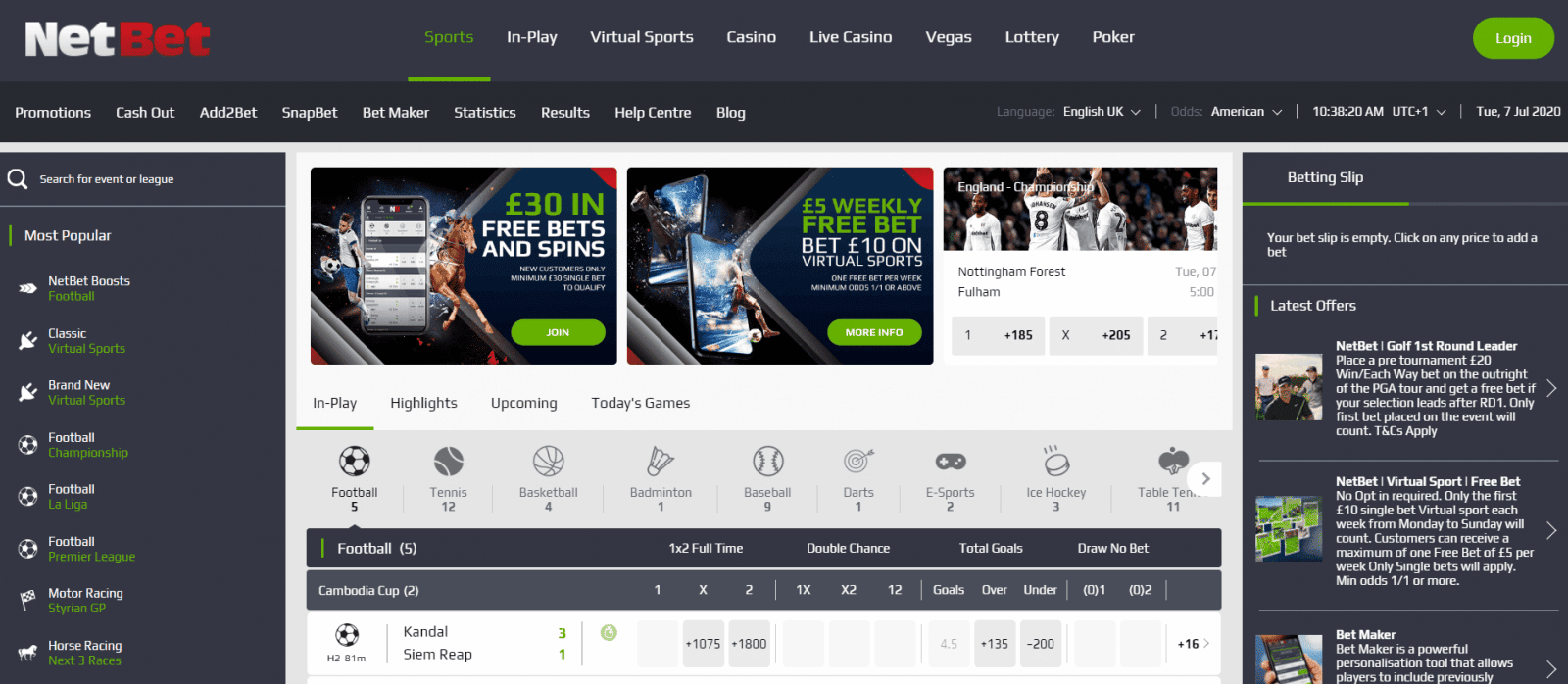 NetBet bitcoin betting