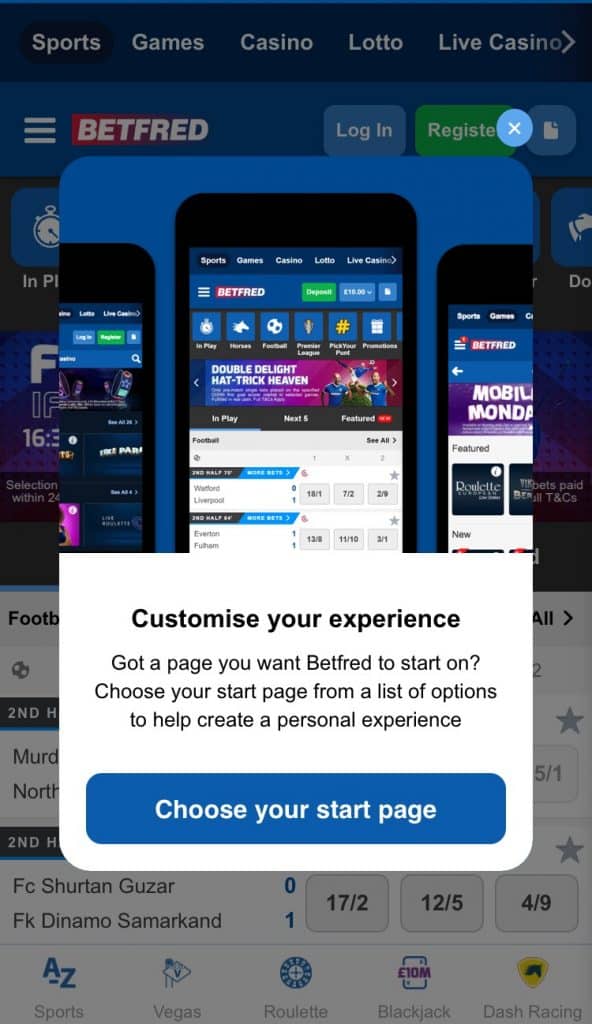 Betfred Mobile App Betting