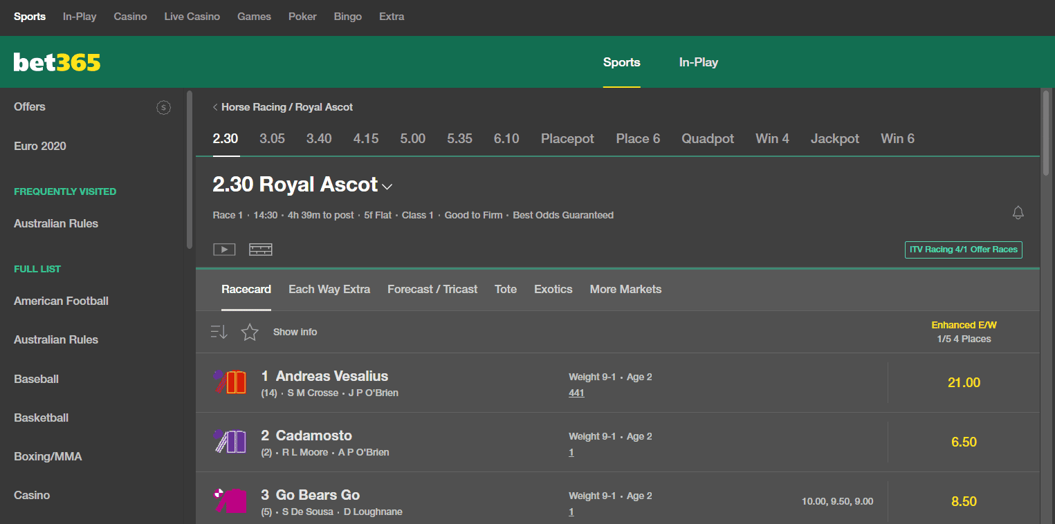 speedway bet365