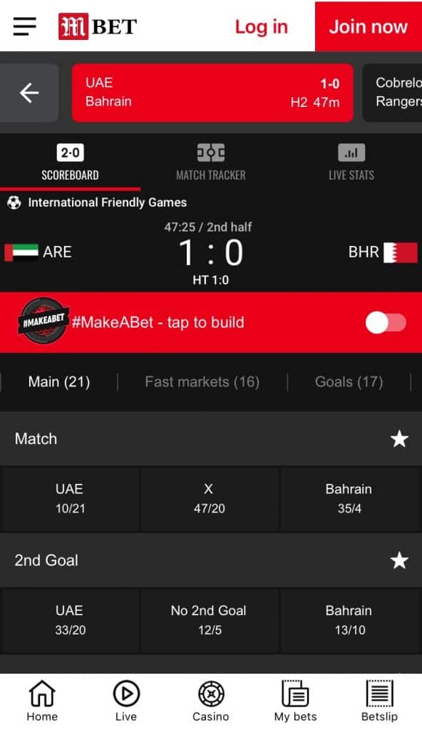 MansionBet Sports betting app