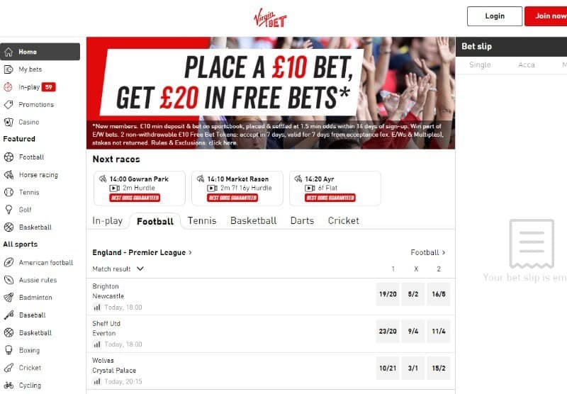 virgin bet bonus code