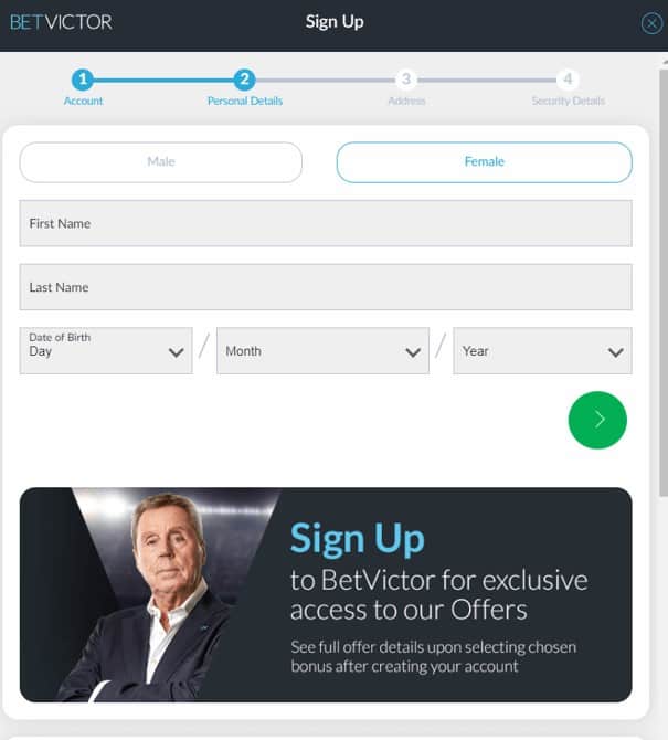 betvictor sign up