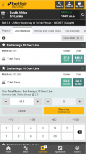 betfair app place bets