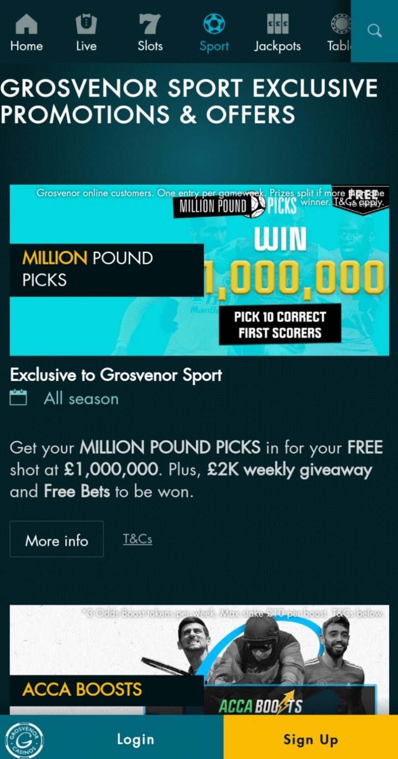 Grosvenor App UK No Deposit Bonus: A Review for UK Players