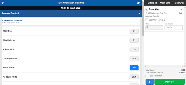 ante post betting