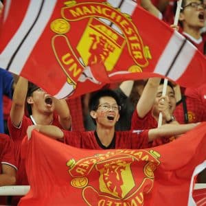 China football fans