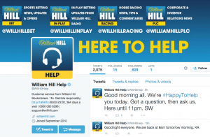 william hill customer service