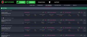 BetStorm betting website