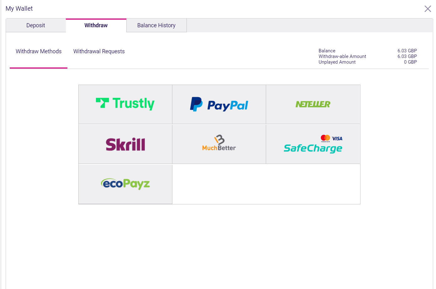 Vbet uk review - withdrawals