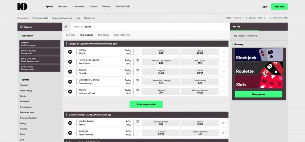 10bet-esports-screenshot