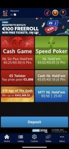 BoyleSports Poker App