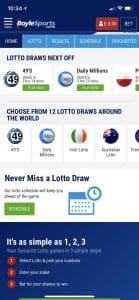 BoyleSports Lotto App