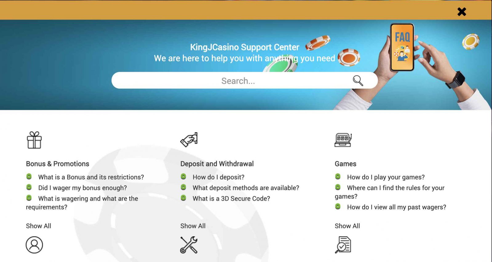 KingJ-Support